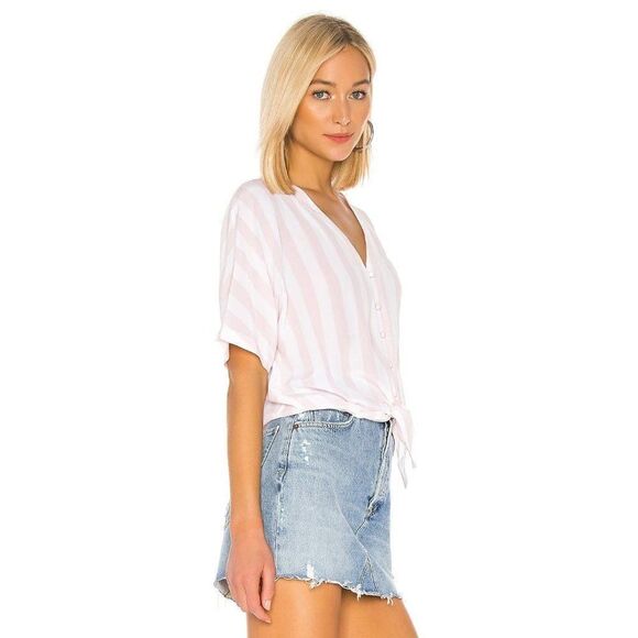 Rails NWT Thea Peony Striped blouse, 100% silk, size small - Picture 3 of 16